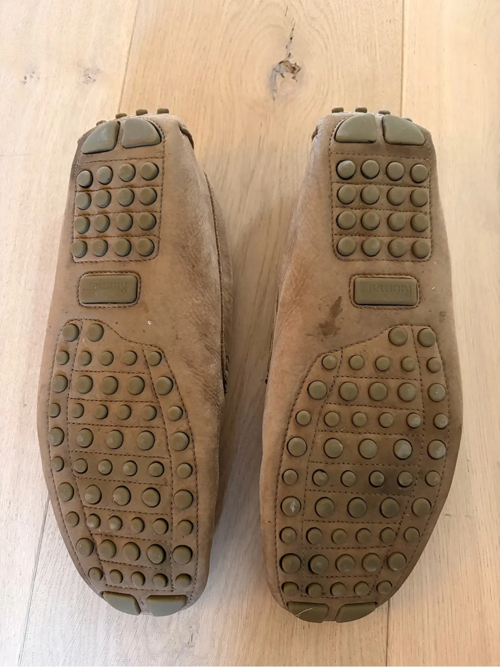 Men’s Riomar The Halyard Deck Driver Size 12 - Natural Leather